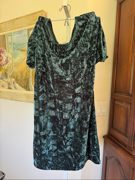The Vanity Room Dresses & Skirts - The Vanity Room Forrest Green Velvet Mini Dress Size Med Nordstrom *Small Flaw*